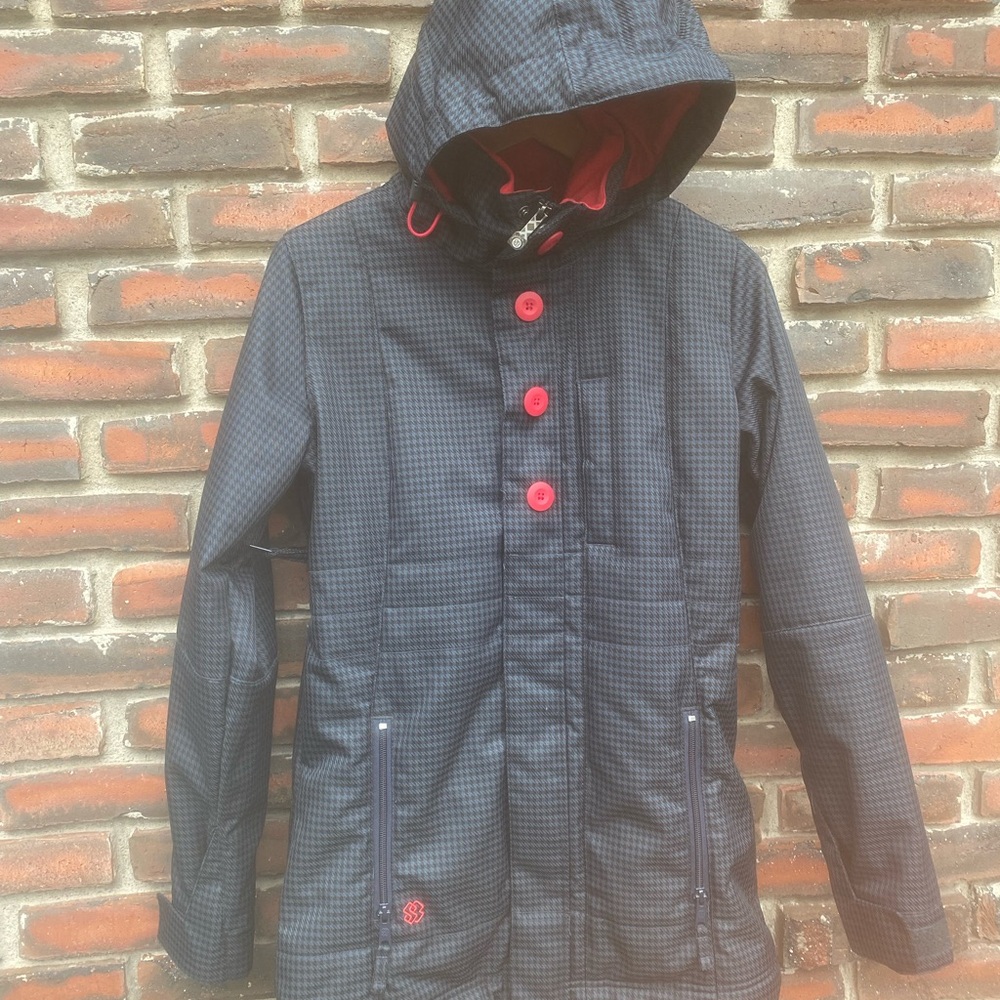 Special BlendWomen's S Black &Blue Houndstooth Ski Jacket